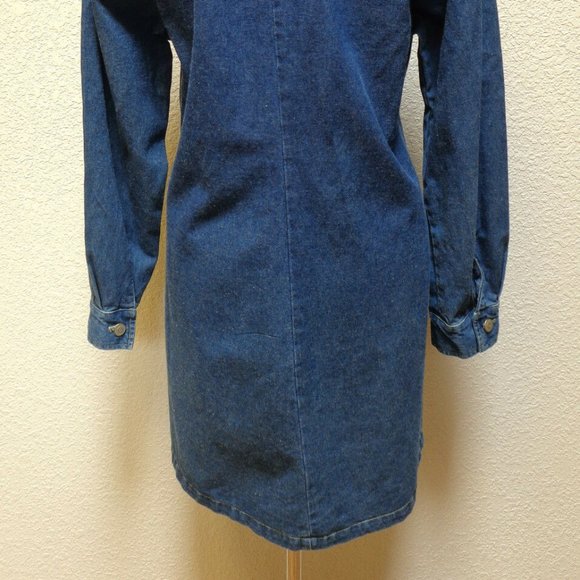 VINTAGE DENIM SHIRT DRESS PM - Picture 8 of 8